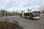 Solarisy ustawione na placu