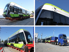 Zdjęcia pierwszego nowego tramwaju